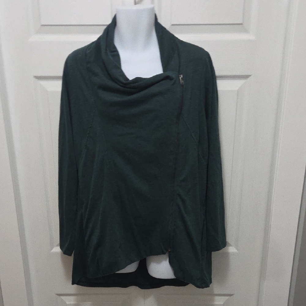 Sweet Rain 2x Forest Green Cowl Neck Sweater